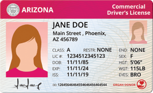 Arizona Commercial Driver's License