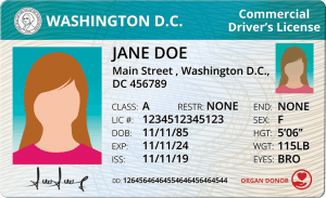 District of Columbia Commercial Driver's License