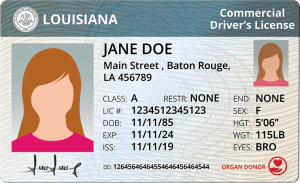 Louisiana Commercial Driver's License