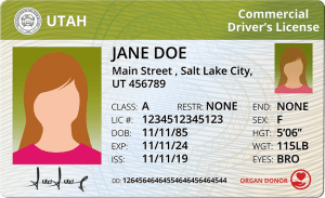Utah Commercial Driver's License