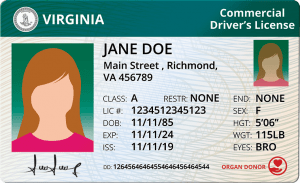 Virginia Commercial Driver's License