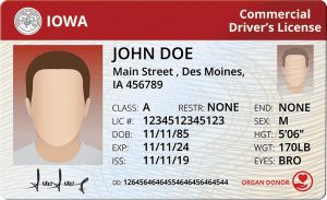 Iowa Commercial Driver's License