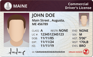 Maine Commercial Driver's License