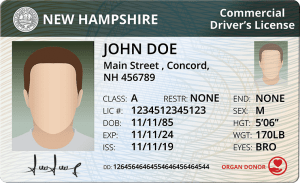 New Hampshire Commercial Driver's License