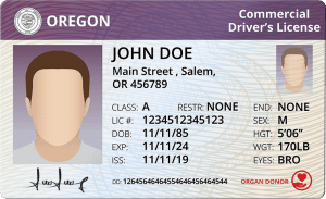 Oregon Commercial Driver's License